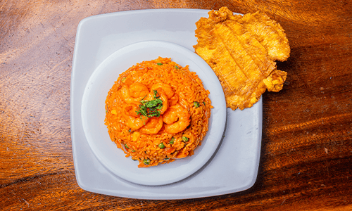 Arroz con Camarones